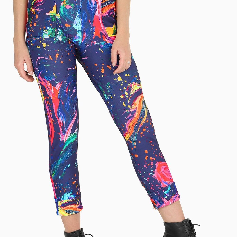 The Artist Navy Cuffed Pants, Blackmilk